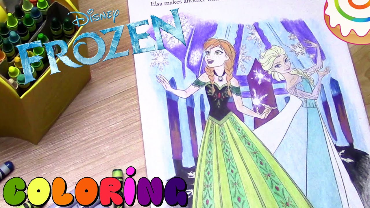 Frozen Coloring page - Elsa & Anna