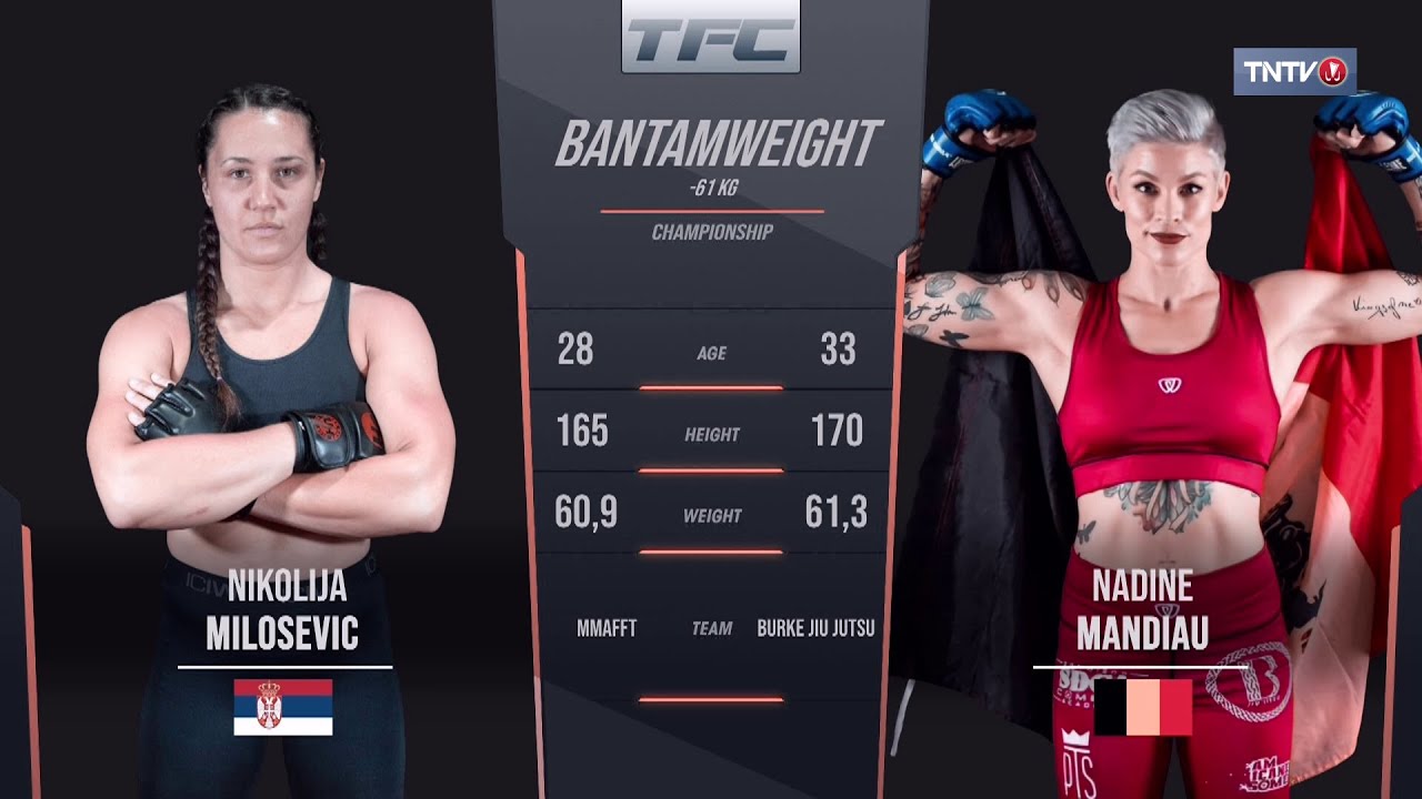 Nikolija MILOSEVIC vs Nadine MANDIAU (Tahiti Fighting Championship 04)