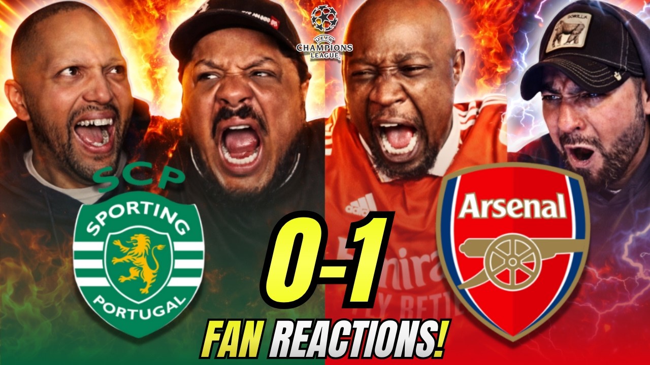 Arsenal Fans RELIEVED 😌 Reactions to Sporting Lisbon 0-1 Arsenal | Champions League Fan Reactions