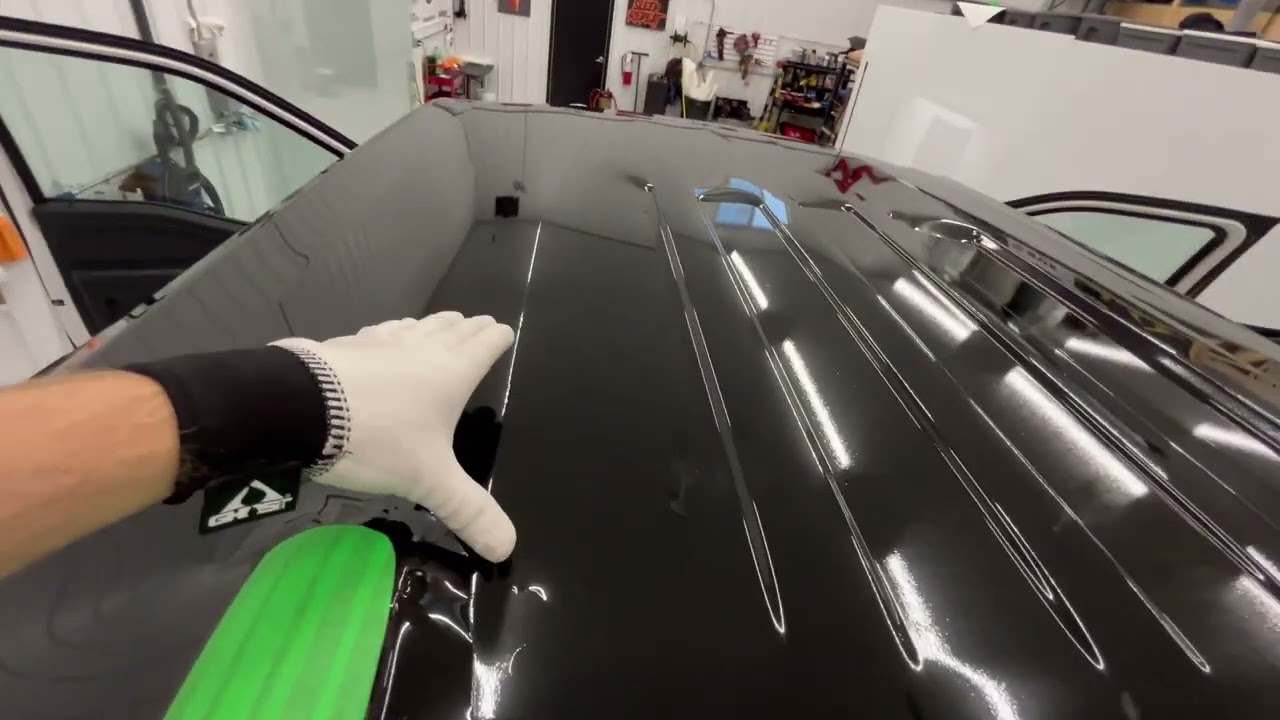 Ford Super duty Roof Vinyl wrap ASMR