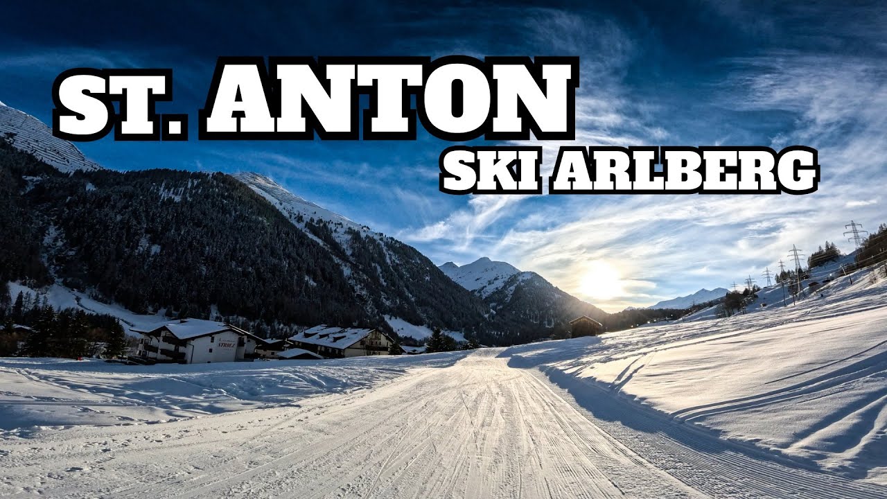 SKI ARLBERG ST. ANTON - Valfagehr via Gampen to Sonnenwiese