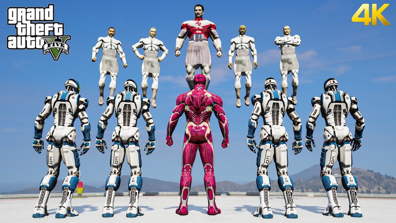 GTA 5 - Grand Regent Thragg VS Ironman Army | Viltrumites Invasion