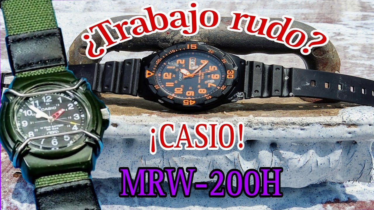 Casio MRW-200H un tanque para el trabajo rudo 💪🏼