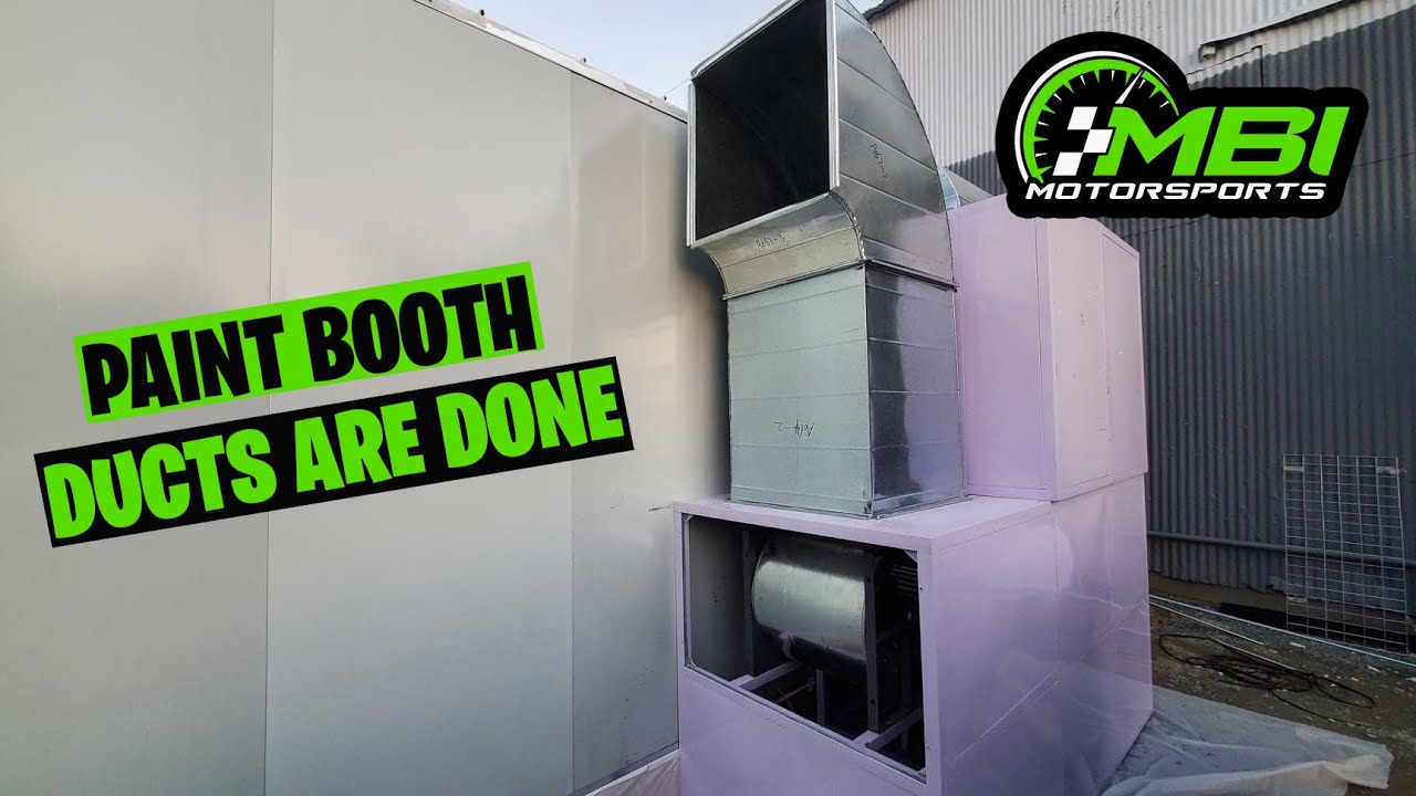 How to install paint booth ducting