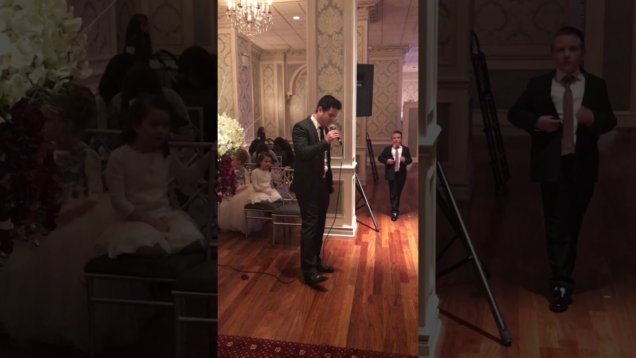 Eli Levin Singing Mi Adir at a Chupa ttto Pnei L'elboin