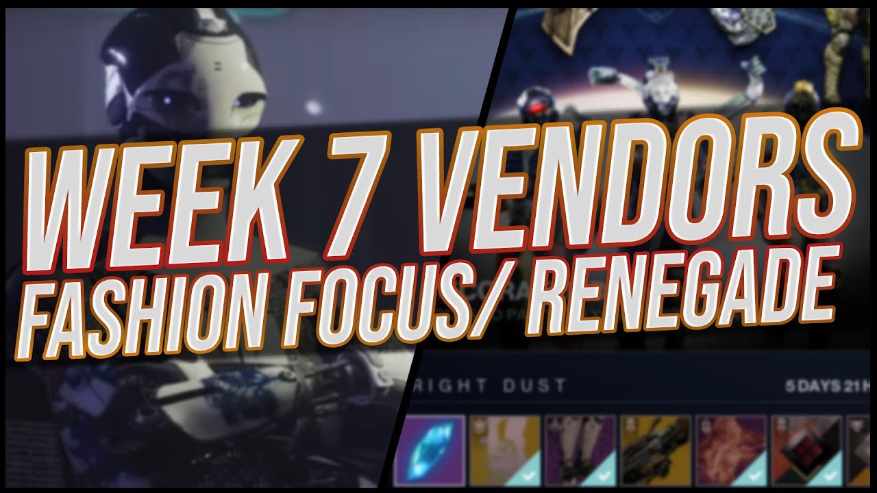 Destiny 2: Week 7 Ada- 1 and Eververse! | Renegades