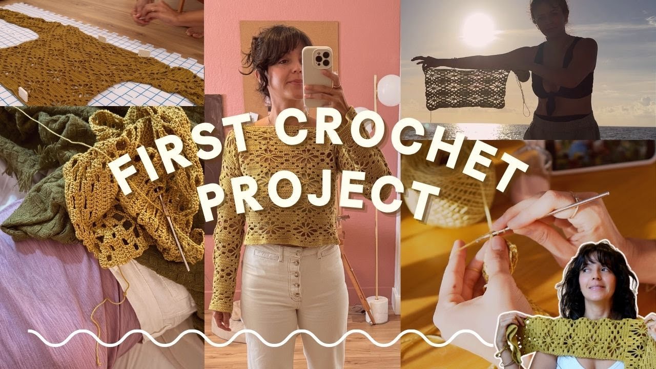 Crochet Beginner Project & Yarn Haul | From Start to Finish