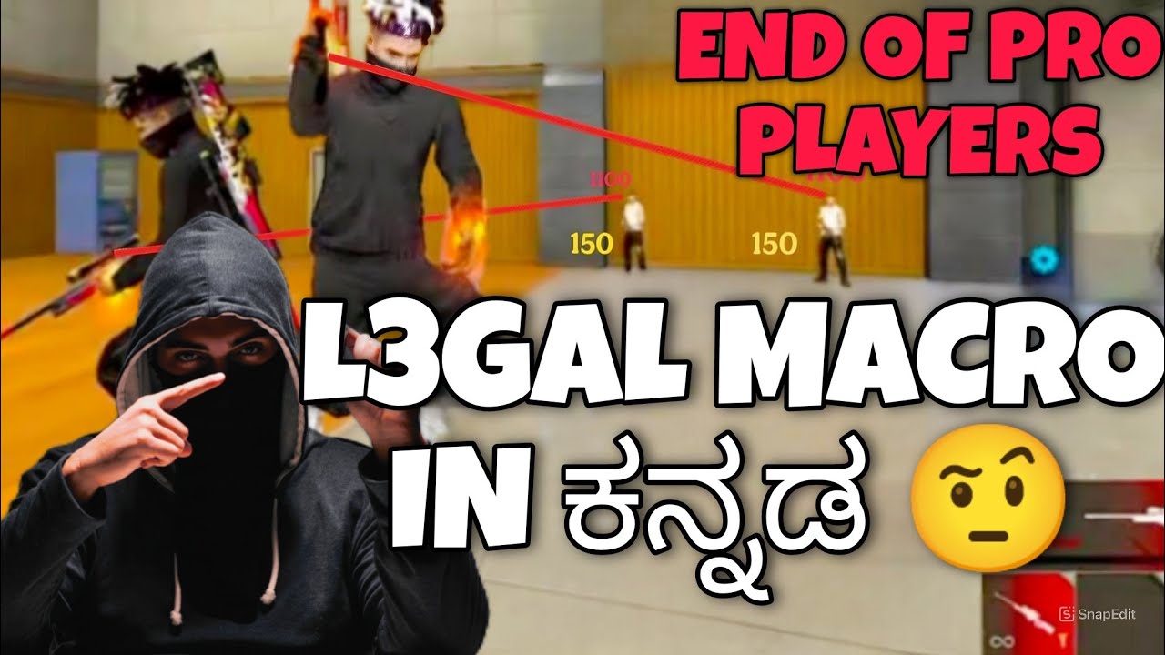 KNOW MACRO IF YOU ARE PRO || FREE FIRE KANNADA FACTS PANCHU 800
