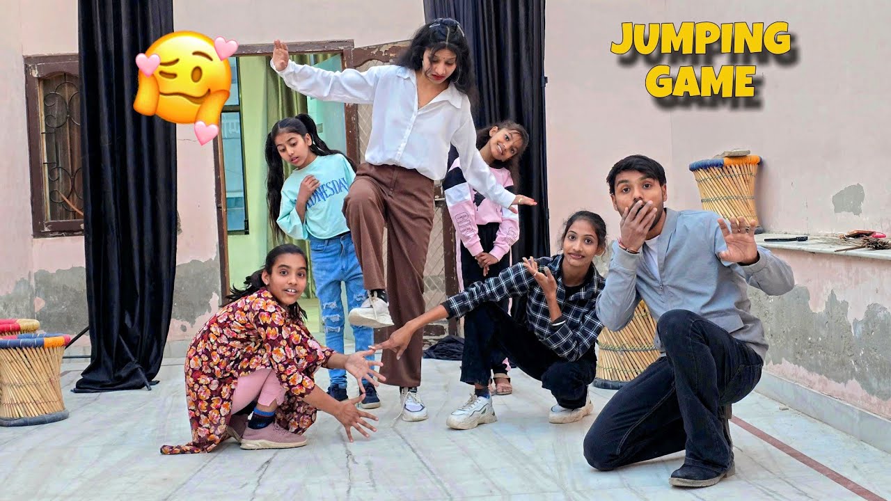 jump game ( डाकन ढौला ) 💃 bachpan ka game Challenge | BEST GAME EVER | kon jitega 🏆