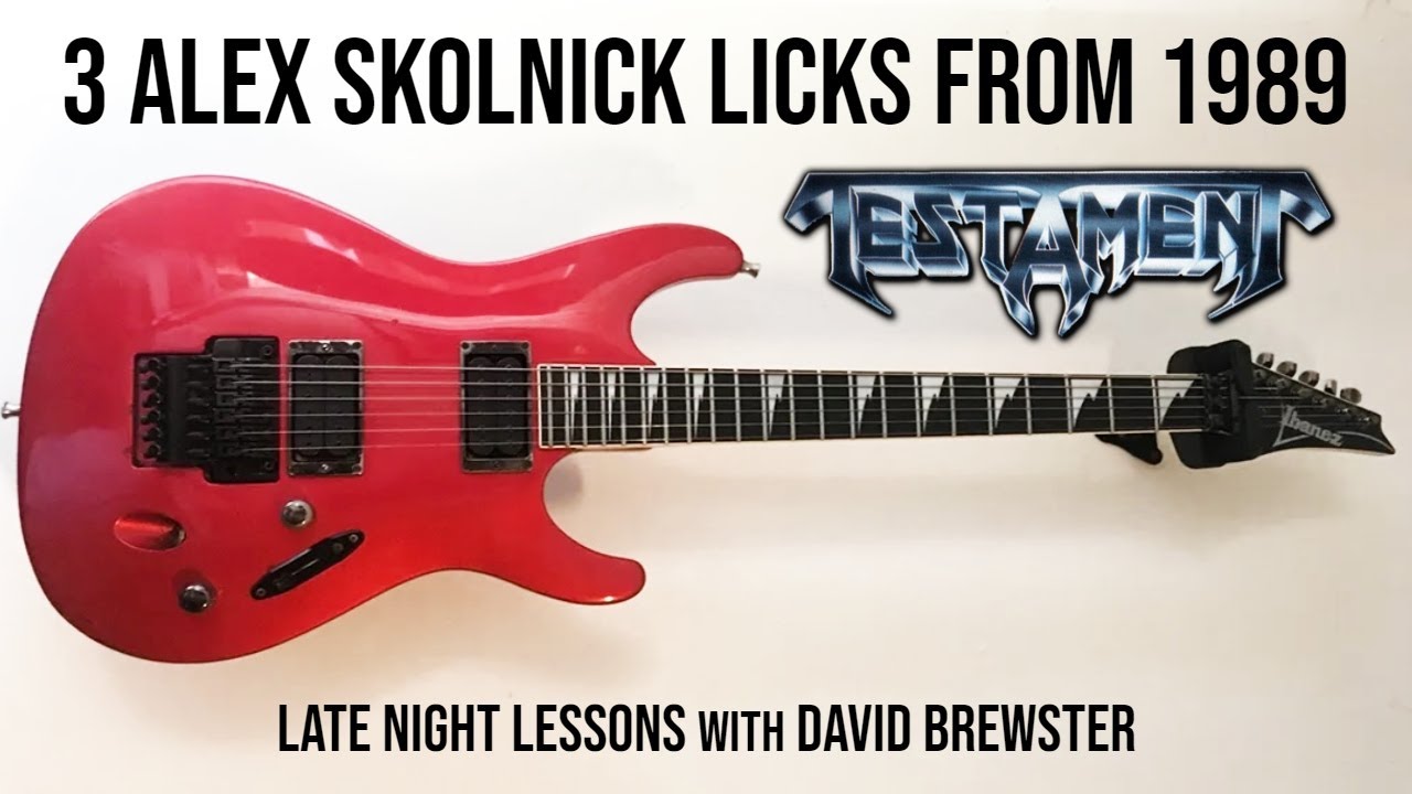 3 Alex Skolnick Licks From 1989
