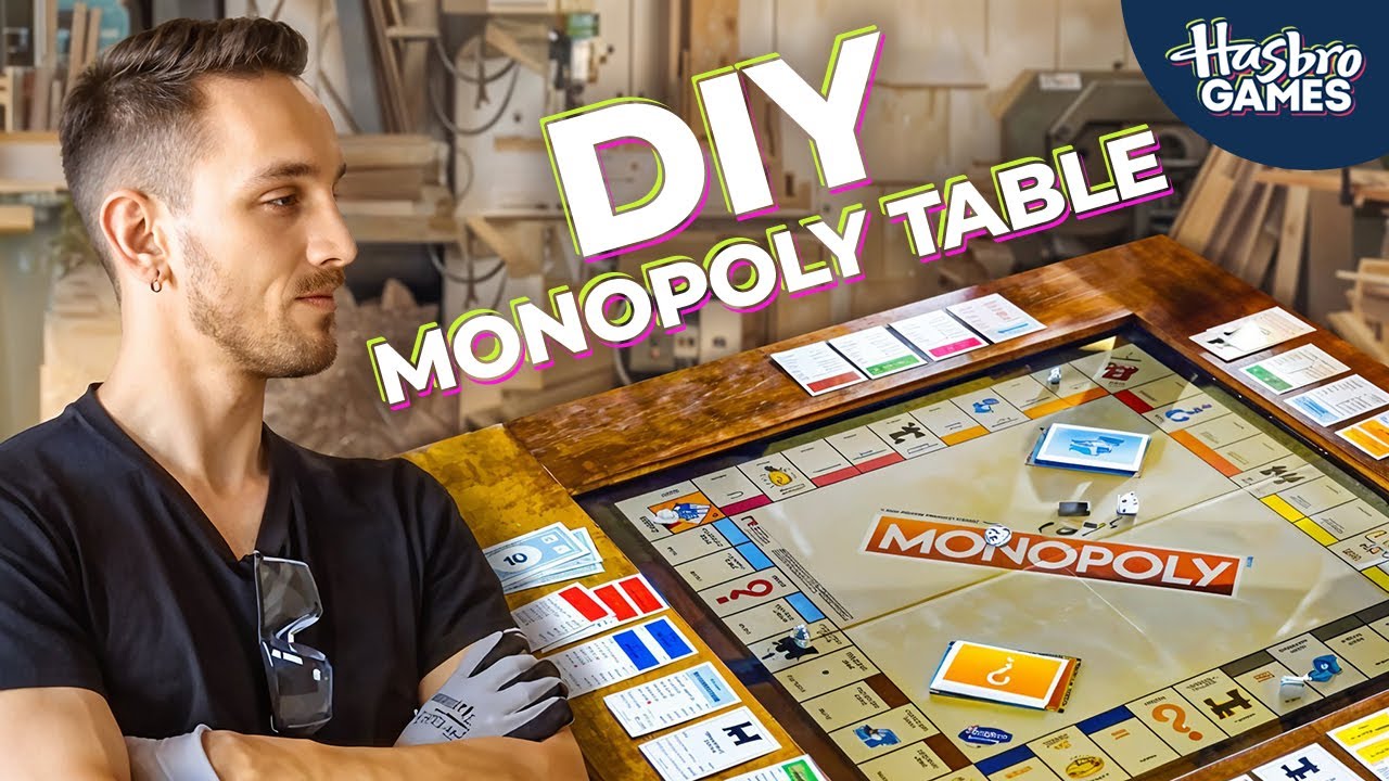 Building a real-life MONOPOLY gaming table from scratch 🎲🛠️