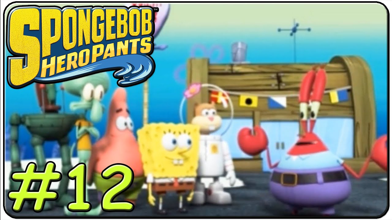Spongebob Heropants 100% Walkthrough Part 12 level 12 (3DS) [FINAL]