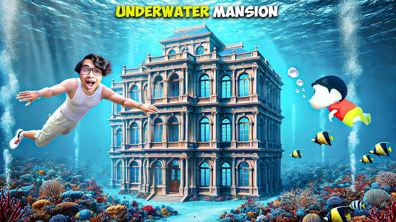 GTA V : Franklin Bought New Underwater Luxury Mansion || Professor Of Pc Gaming