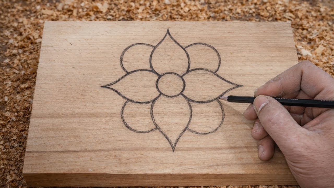 Silent Wood Carving by a Master Craftsman
