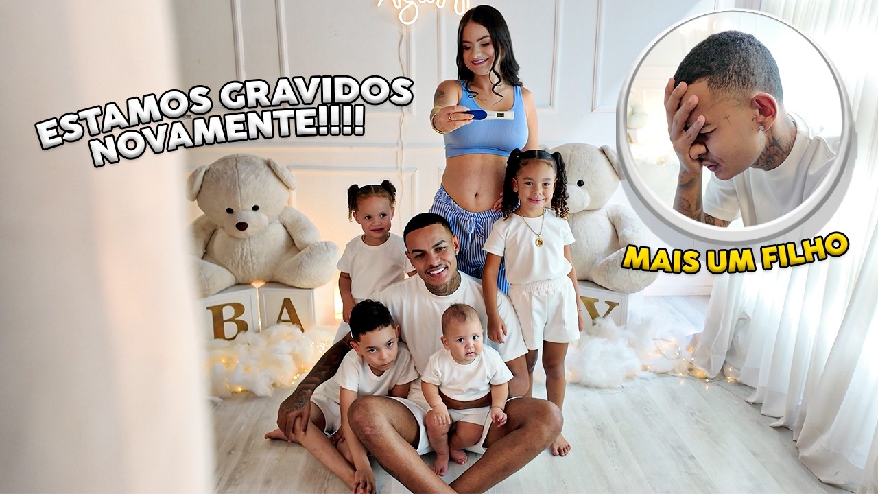 ESTOU GRÁVIDA NOVAMENTE! 5 FILHOS CHRYS DIAS & DEBORA PAIXÃO