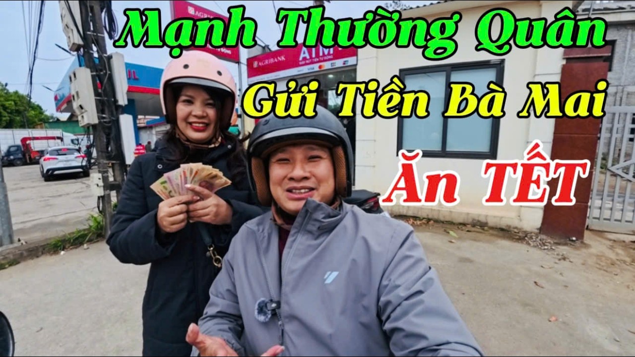 Mạnh Thường Quân Gửi Tiền Bà Mai Ăn TẾT - CÙNG CHỒNG VƯỢT KHÓ