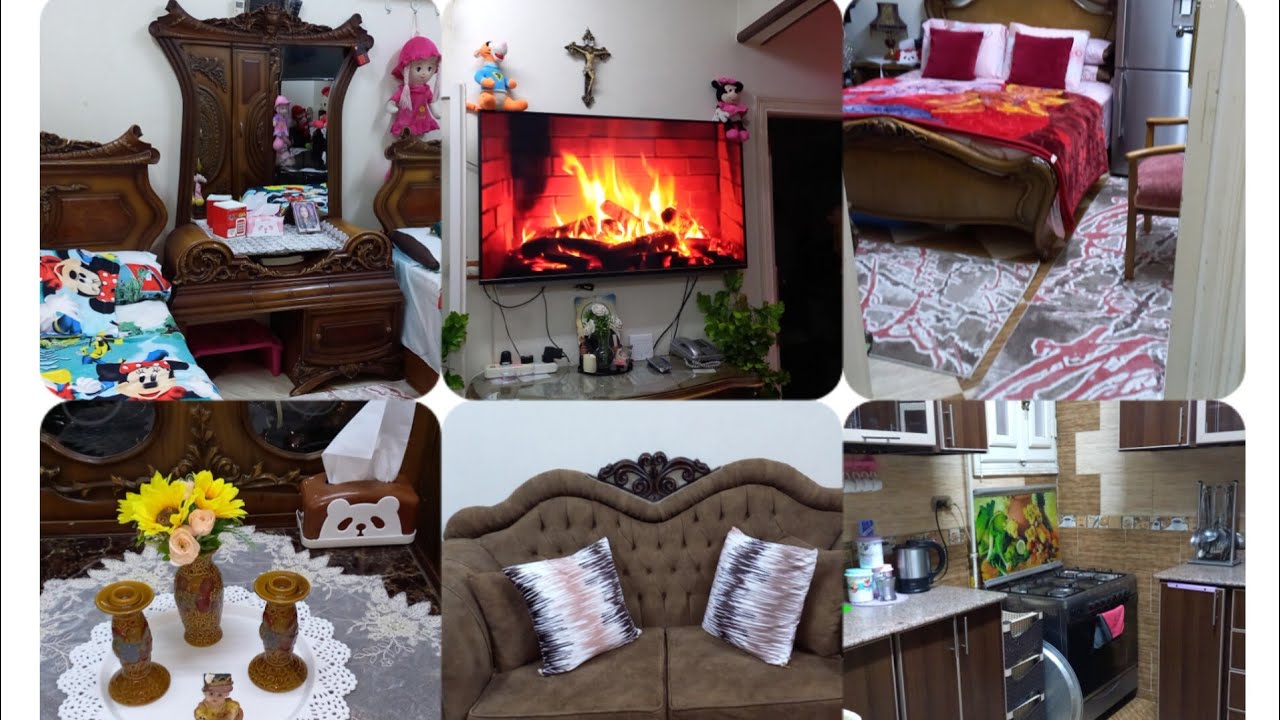 جولة في شقتى 🏕بعد فرش العيد 🥳فرشتها بالجديد وكلها بقت جديد ×جديد🌻