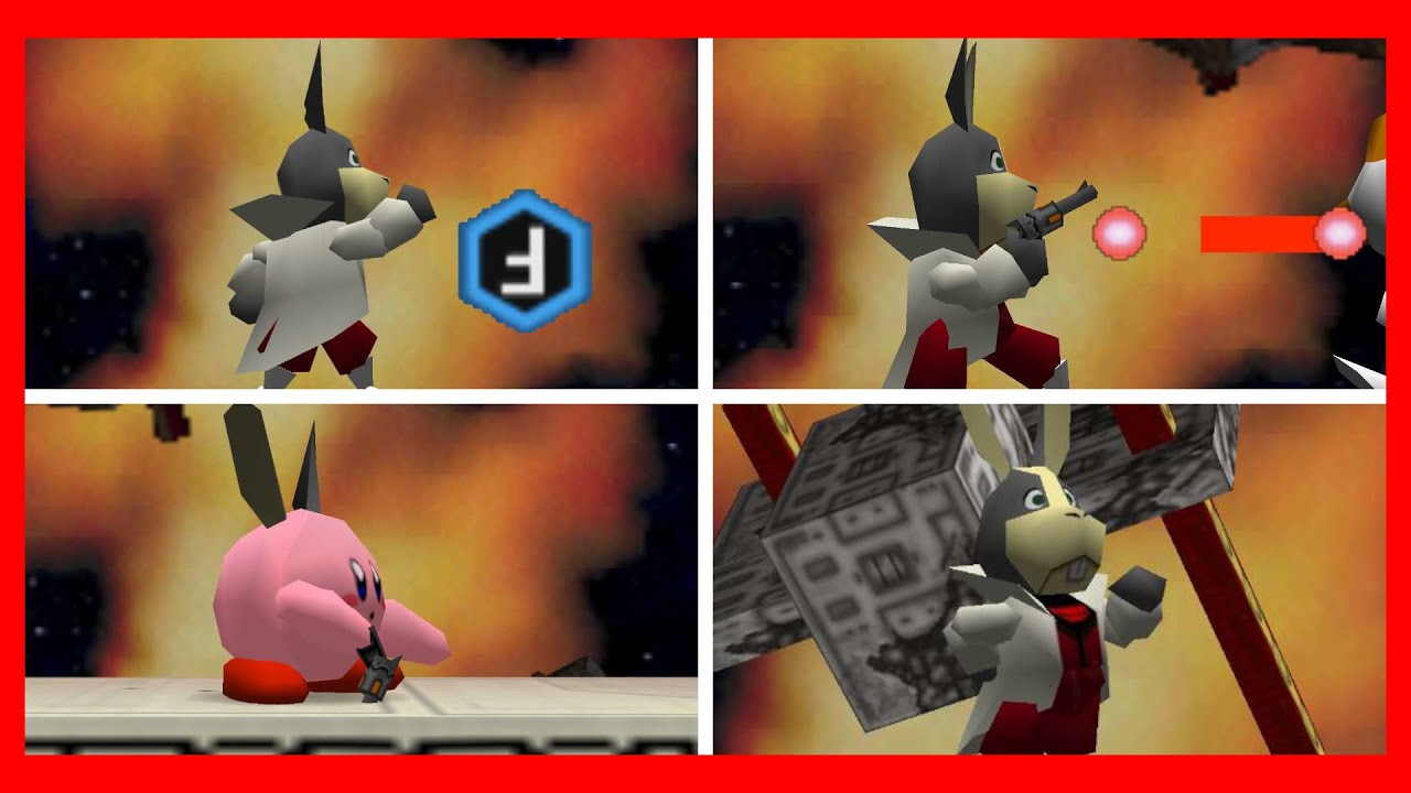 The Retired Member | Peppy Full Moveset (Taunts, Kirby Hat & More) | Smash Remix