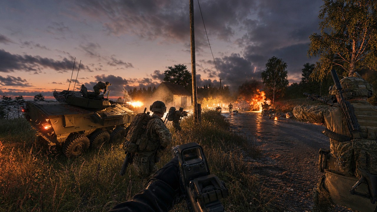 Arma Reforger ZOMBIES &mdash; это сплошной ХАОС...