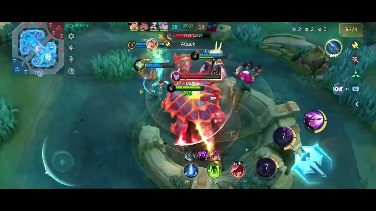 Tyrant martis #mobilelegends