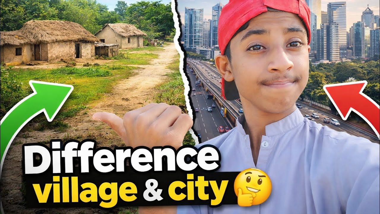 Difference village & city 🤔 which this batter them | waqo bhai vlog 