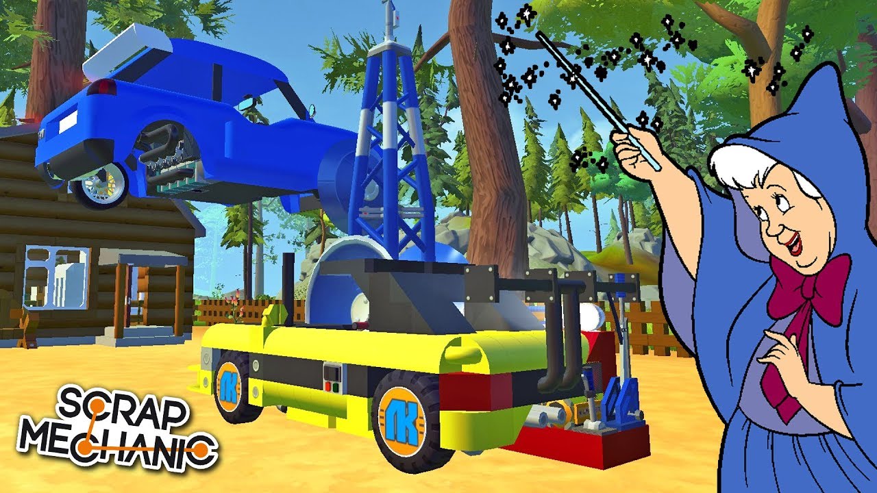 У БАБКИ ОТКРЫЛИСЬ СУПЕР СПОСОБНОСТИ !!! МУЛЬТИК в Scrap Mechanic !!!