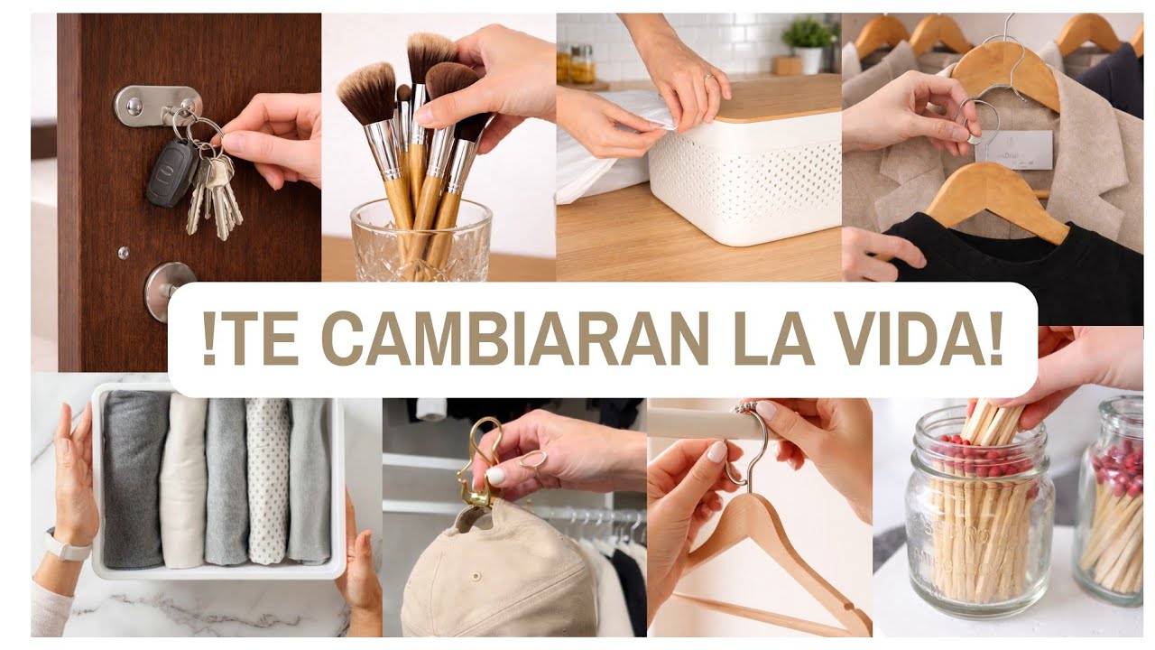 🔥&iexcl;&iexcl;10 IDEAS QUE TU CASA NECESITA YA!! TRUCOS ORGANIZACION F&Aacute;CIL QUE te cambiara la vida.