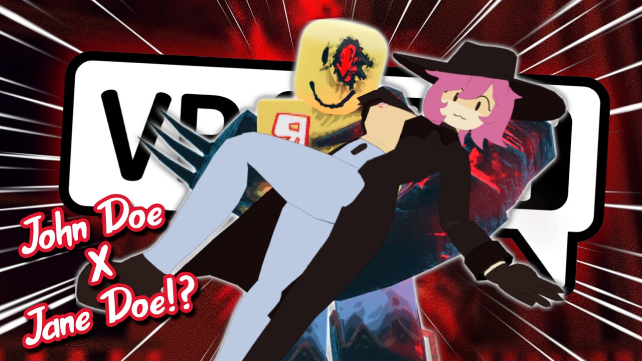 John Doe Rescues Jane Doe In VRChat! - VRChat Funny Moments (Roblox Forsaken)