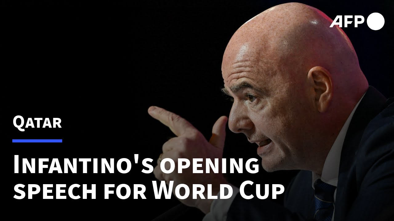 REPLAY - FIFA President Gianni Infantino's Qatar World Cup opening speech in full | AFP