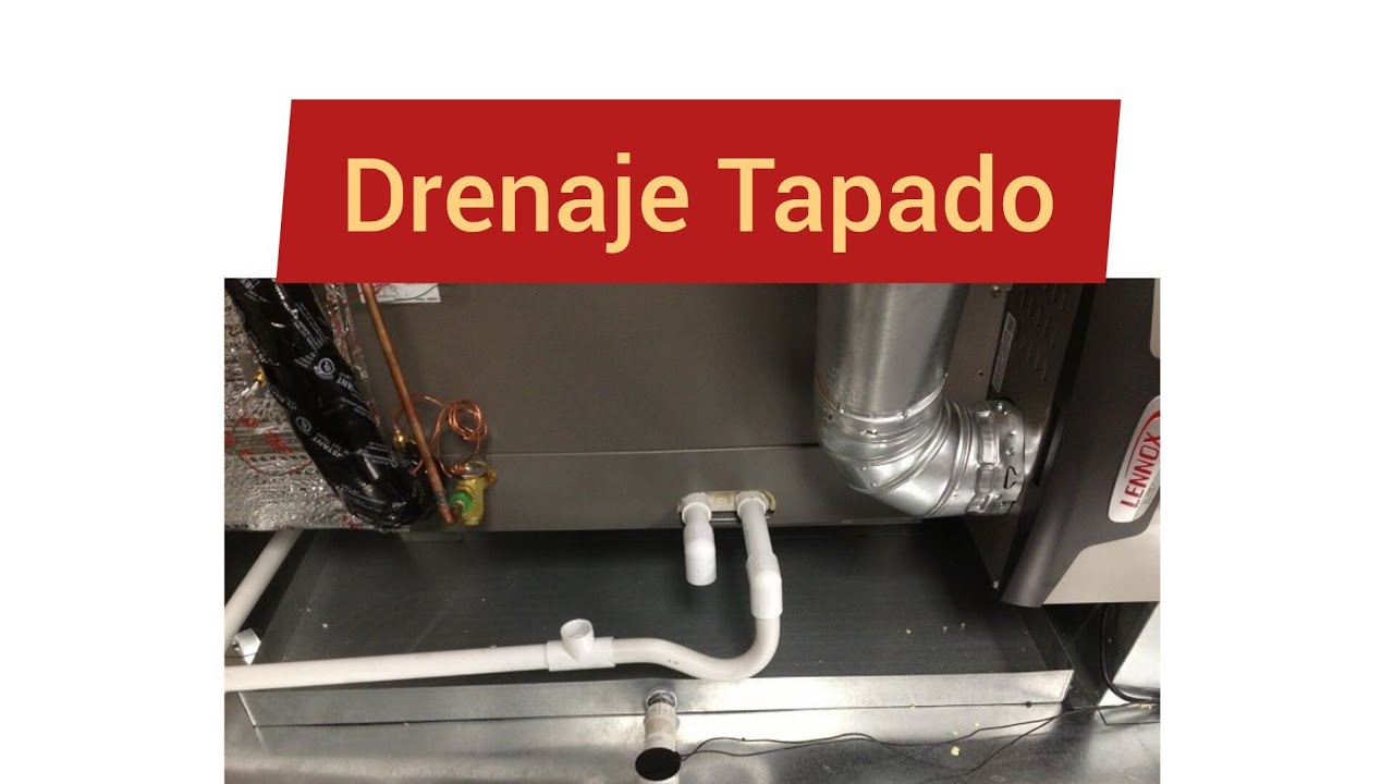 Drenaje  de aire acondicionado Tapado