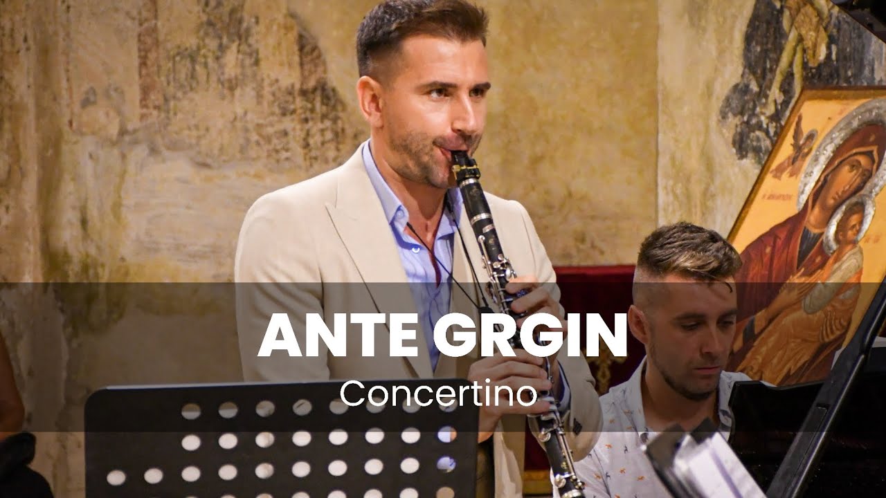 ANTE GRGIN - CONCERTINO for clarinet and piano