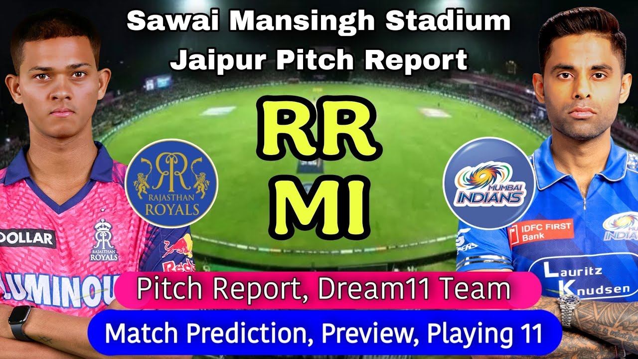 RR vs MI IPL 2025 50th Match Prediction - RR vs MI Dream11 Team | Rajasthan vs Mumbai | Live