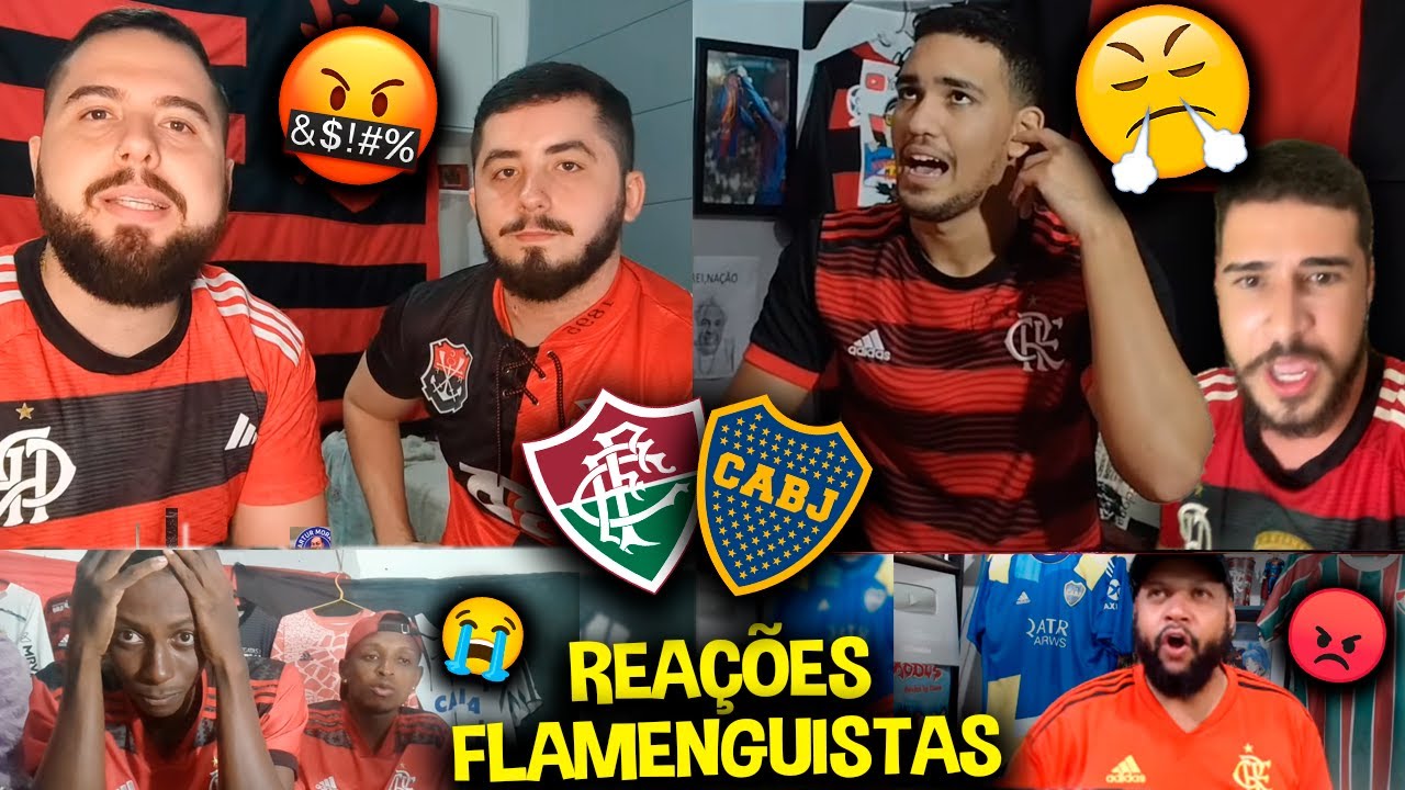 REAÇÕES dos FLAMENGUISTAS FURIOSOS com o TÍTULO do FLU - FLUMINENSE 2X1 BOCA JUNIORS [REACT LIBERTA]