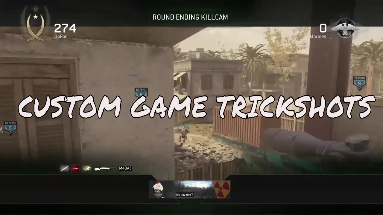 COD4 REMASTERED CUSTOM GAMES TRICKSHOTTING MONTAGE