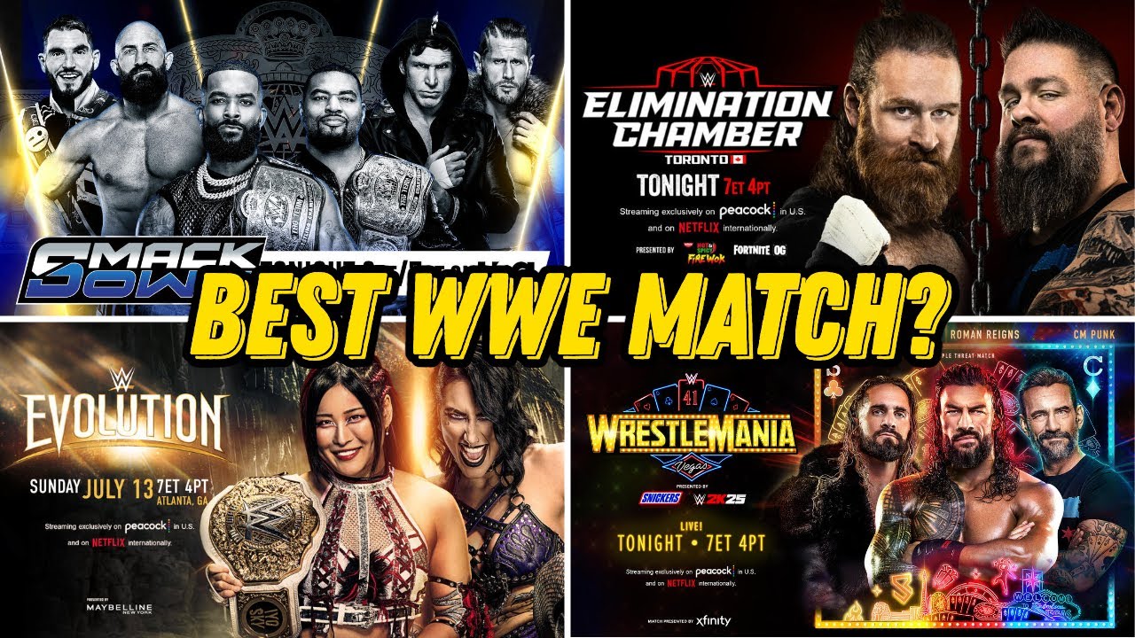 Top 10 WWE Matches of 2025