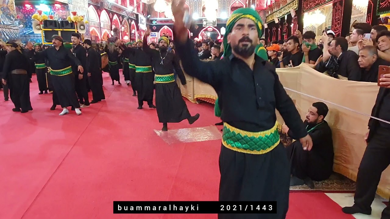 موكب جمهور الديوانية - كربلاء المقدسة - أربعينية الإمام الحسين عليه السلام - ١٤٤٣هج / ٢٠٢١م ..
