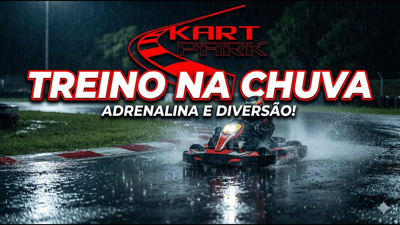 KART NA CHUVA: Sobrevivendo à pista de sabão!