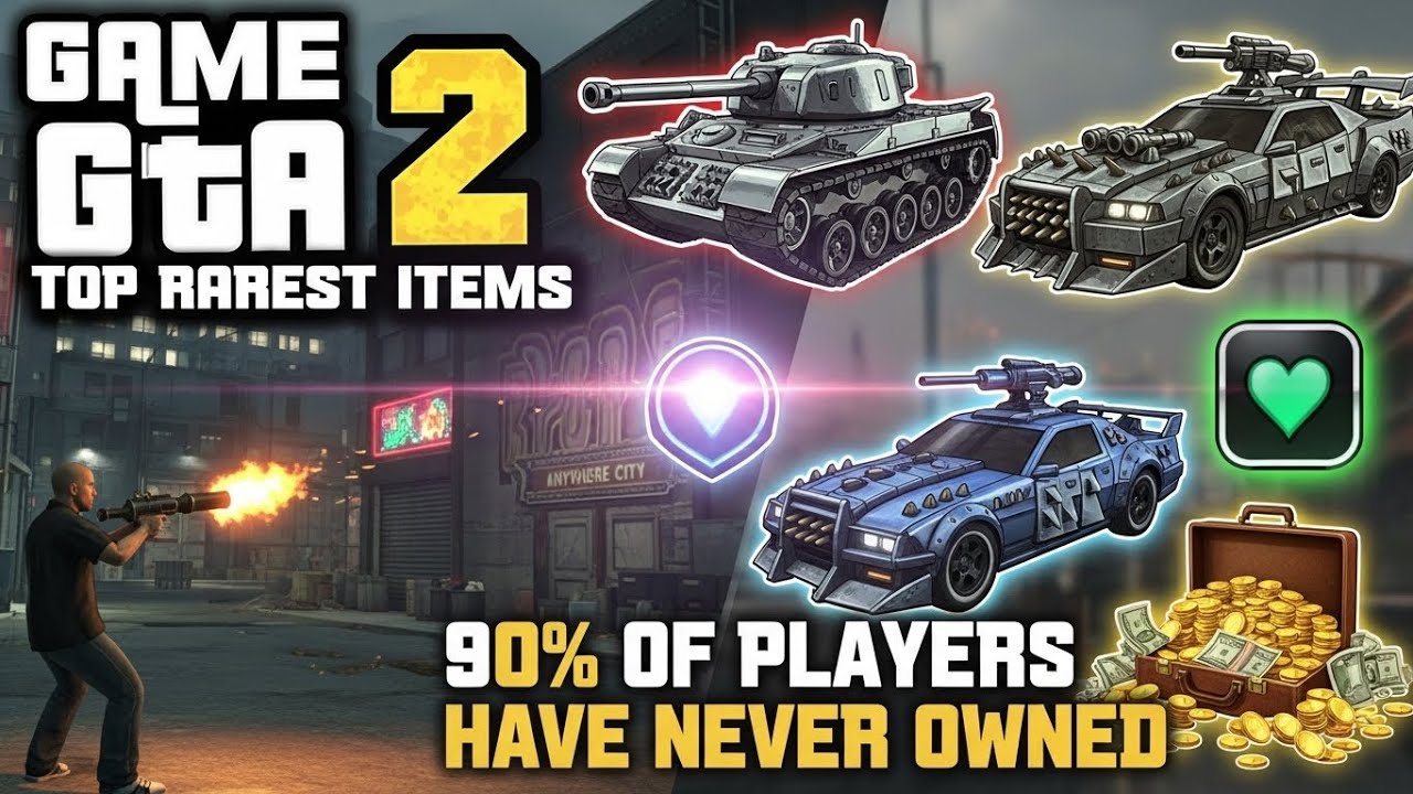 TOP RAREST ITEMS IN GTA THAT 90 PERCENT OF PLAYERS HAVE NEVER OWNED