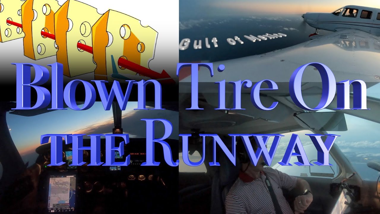 Blown Tire on the Runway!