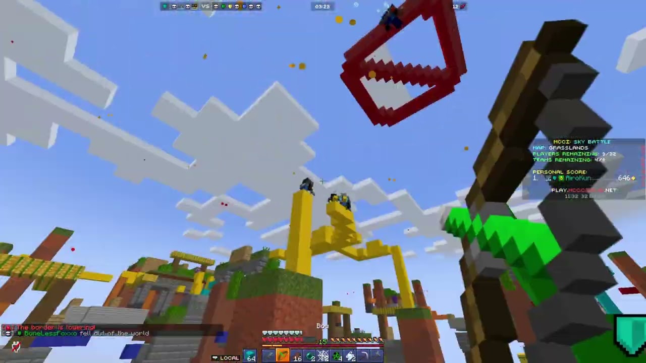 MCCIsland - 18 Kill Skybattle [Former Open Beta Record]
