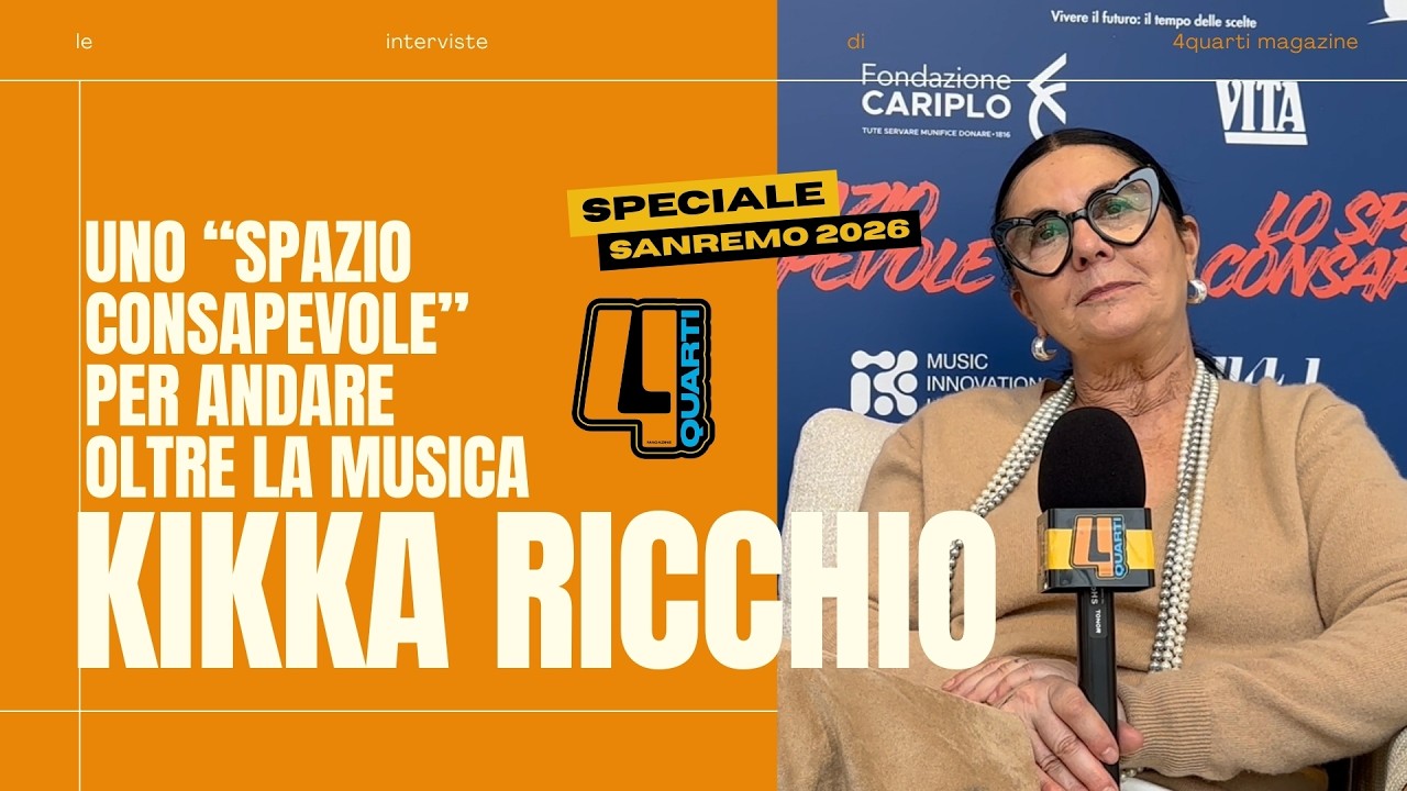 Intervista a Kikka Ricchio: a Sanremo 2026, uno 