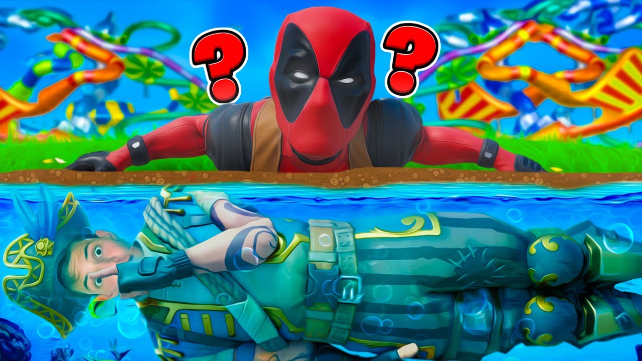 MI NASCONDO SOTT'ACQUA per BARARE NEL NASCONDINO con I MIEI AMICI! - Fortnite