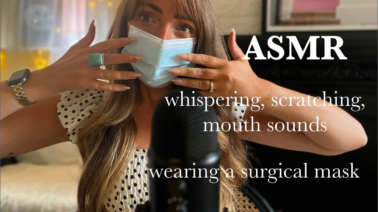 ASMR wearing a surgical face mask 😷