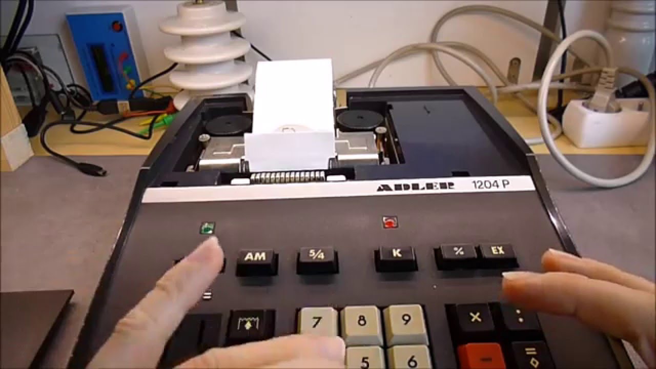 1973 Adler 1204P desktop printing calculator teardown