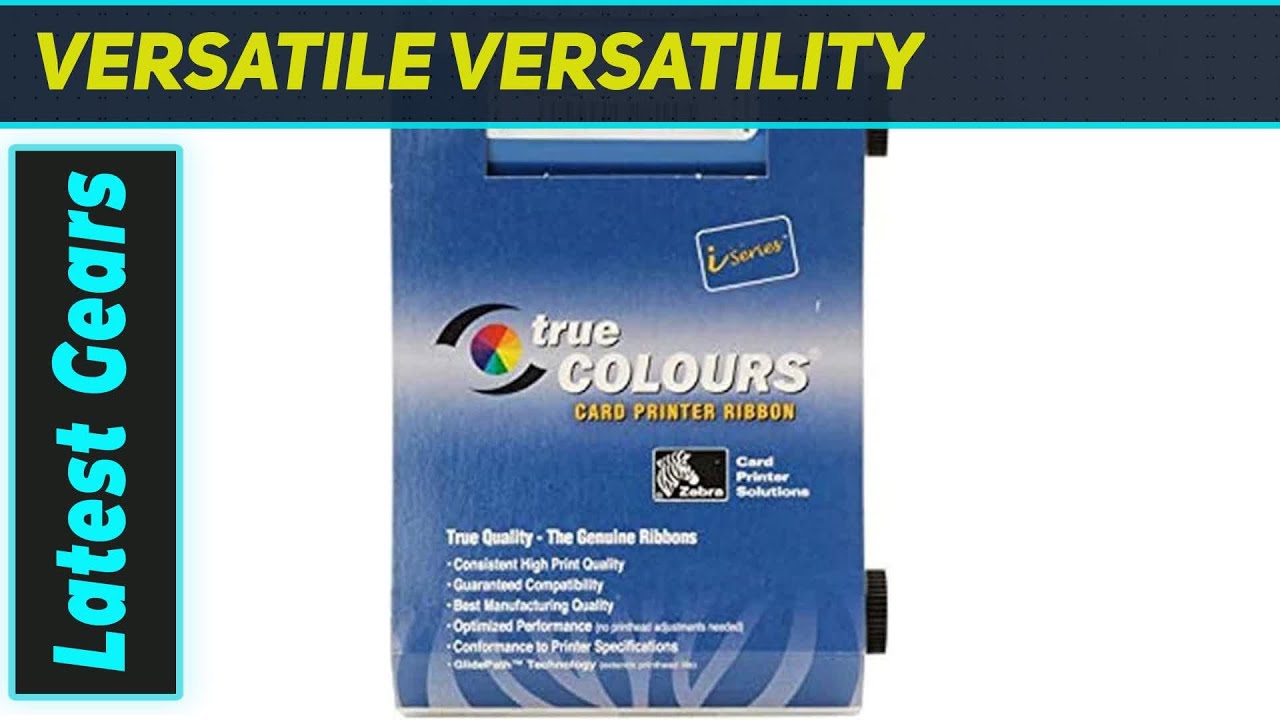 Best Color Ribbon for Zebra P100i, P110i, P120i Printers: 800017-240 YMCKO
