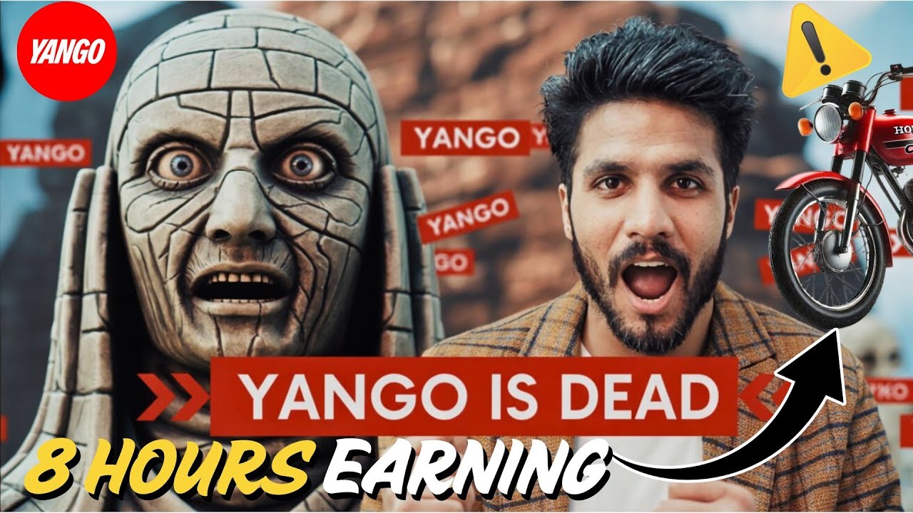 Yango Mar Gai? ☠️ || Yango 8 Hours Earning 🤑 || Yango Bike Earning in Karachi