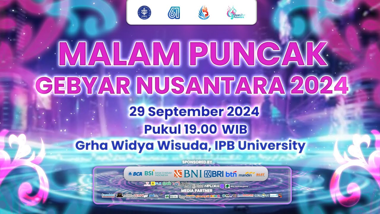 Malam Puncak Gebyar Nusantara IPB University 2024