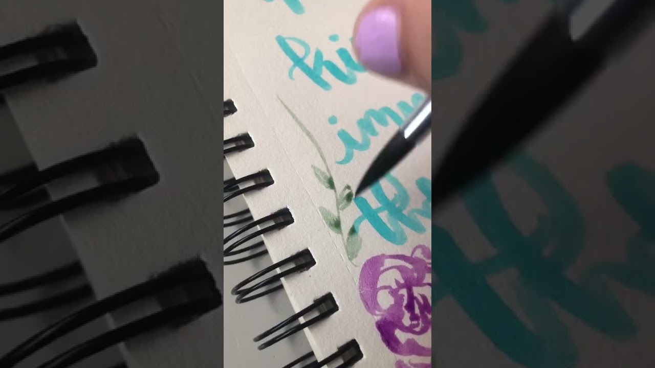 Bible verse art🌸 #shorts #rapmusic #bibleverse #watercolor #art