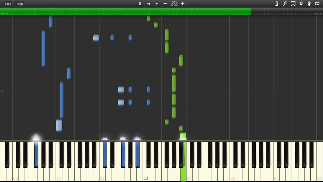 Smash Mouth - All Star Piano (Synthesia)