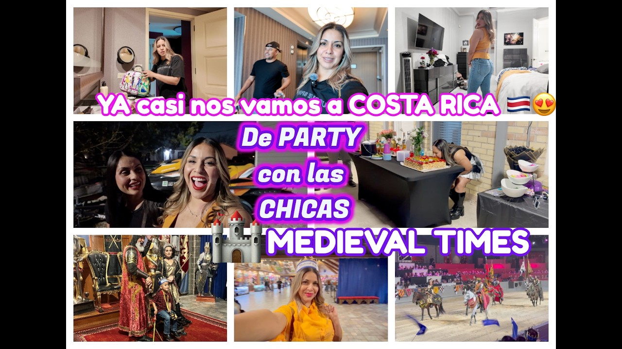COSTA RICA 🇨🇷 Les muestro TRAJES bde BANO👙 De PARTY con las AMIGAS🥳 MEDIEVAL TIMES SHOW🏰